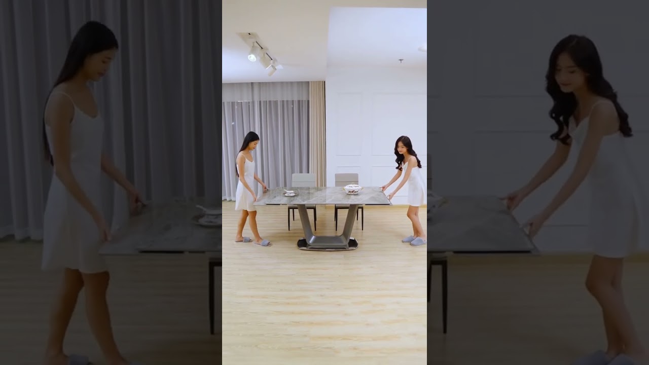 Bàn ăn thông minh mở rộng kích thước