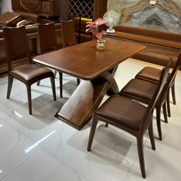 bo ban an 6 ghe go soi khuyet lung chan chu x cong cao cap sp2028