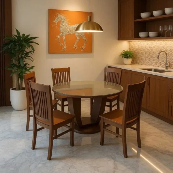 Bo Ban An Tron 6 Ghe Go Soi Thiet Ke Hien Dai Sp2041 3