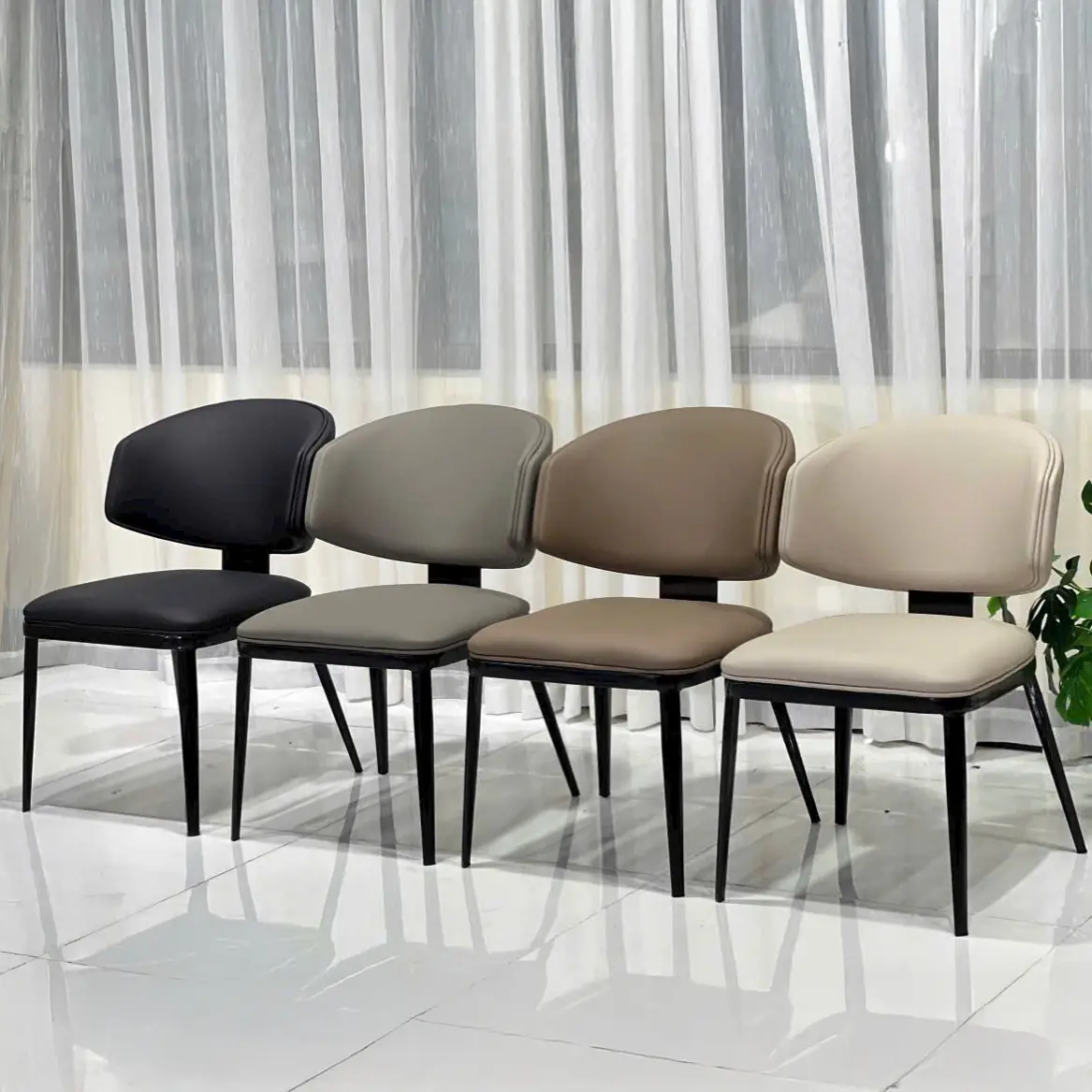 Ghế ăn bọc da nhập khẩu cao cấp mẫu mới 2025 - SP5773 5 ghe an boc da nhap khau cao cap mau moi 2025 sp5773 1 1