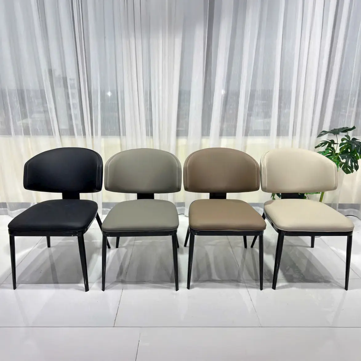 Ghế ăn bọc da nhập khẩu cao cấp mẫu mới 2025 - SP5773 4 ghe an boc da nhap khau cao cap mau moi 2025 sp5773 1