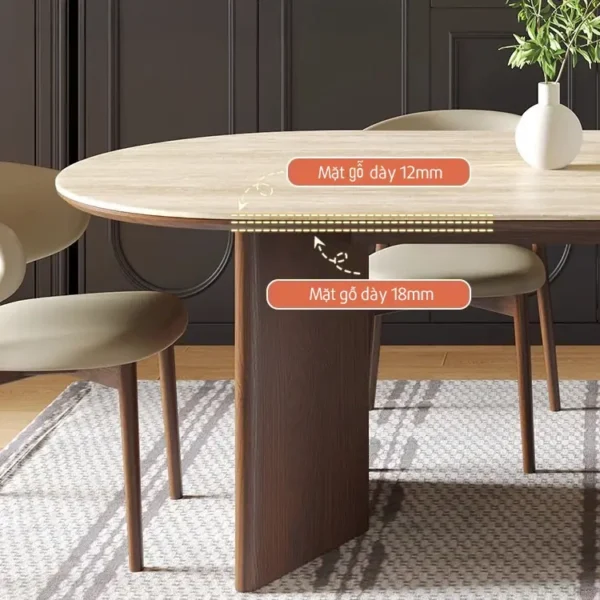 Bộ bàn ăn gỗ phong cách rustic - SP6137 14 bo ban an go phong cach rustic sp6137 11