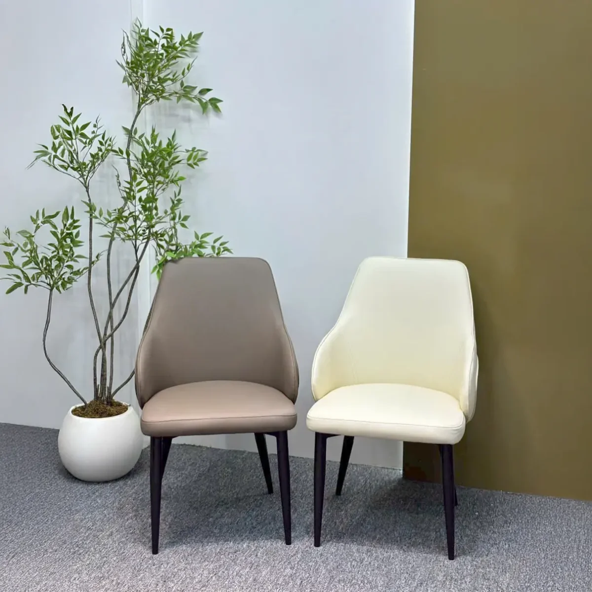 Ghế ăn bọc da cao cấp, tựa có tay ôm lưng - SP6901 - Ảnh 3