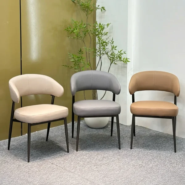 Ghế ăn bọc da chống xước cao cấp - Chubby Chair