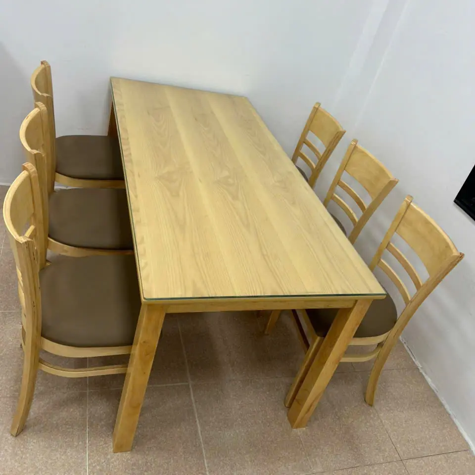 Bộ bàn ăn 4 ghế gỗ tự nhiên đẹp hiện đại - SP7902 11 bo ban an 4 ghe go tu nhien dep hien dai sp7902 5