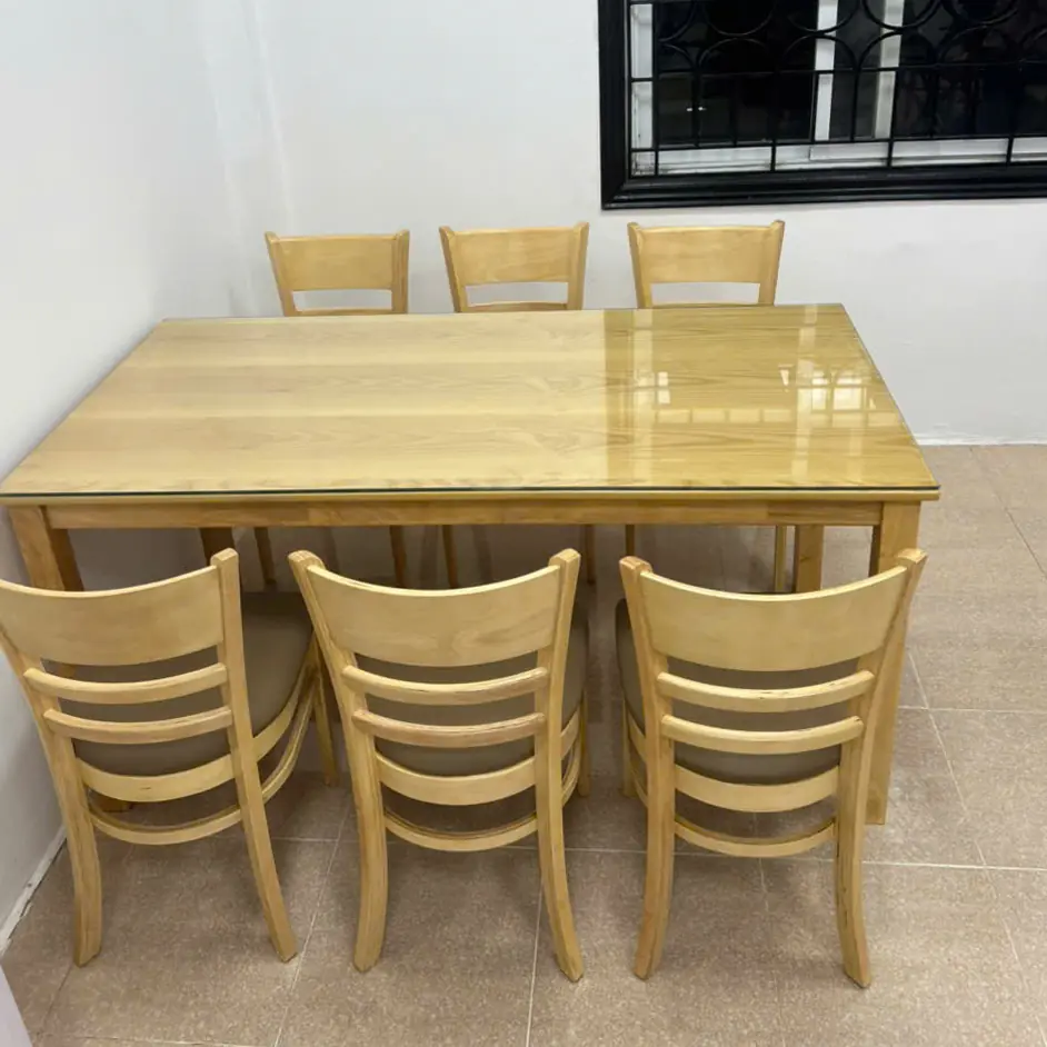 Bộ bàn ăn 4 ghế gỗ tự nhiên đẹp hiện đại - SP7902 10 bo ban an 4 ghe go tu nhien dep hien dai sp7902 6