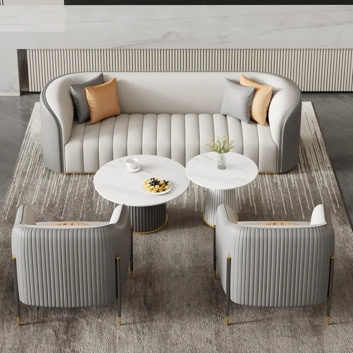 Bộ ghế sofa biệt thự, khách sạn cao cấp - SP8891 - Ảnh 4