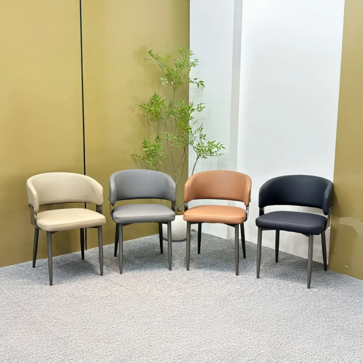 Ghế ăn bọc da cao cấp, tựa ôm lưng dễ chịu - SP8098