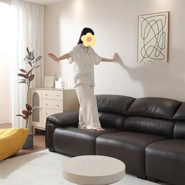 ghe sofa da cao cap form vuong hien dai sp8562
