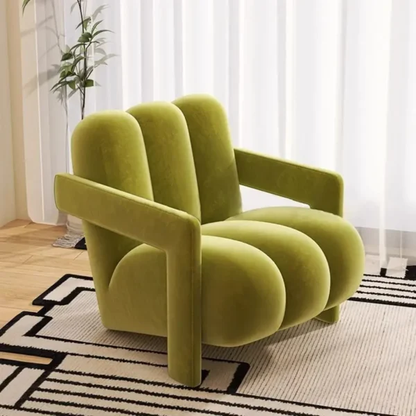 ghe sofa don boc vai ni phong cach de thuong sp8898
