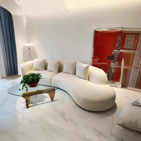 ghe sofa vai dang cong hien dai sp8937