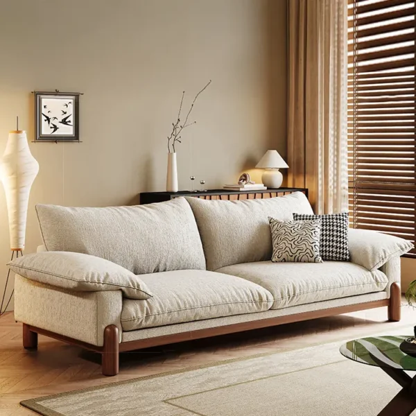 ghe sofa vang boc vai khung go hien dai sp8553 1
