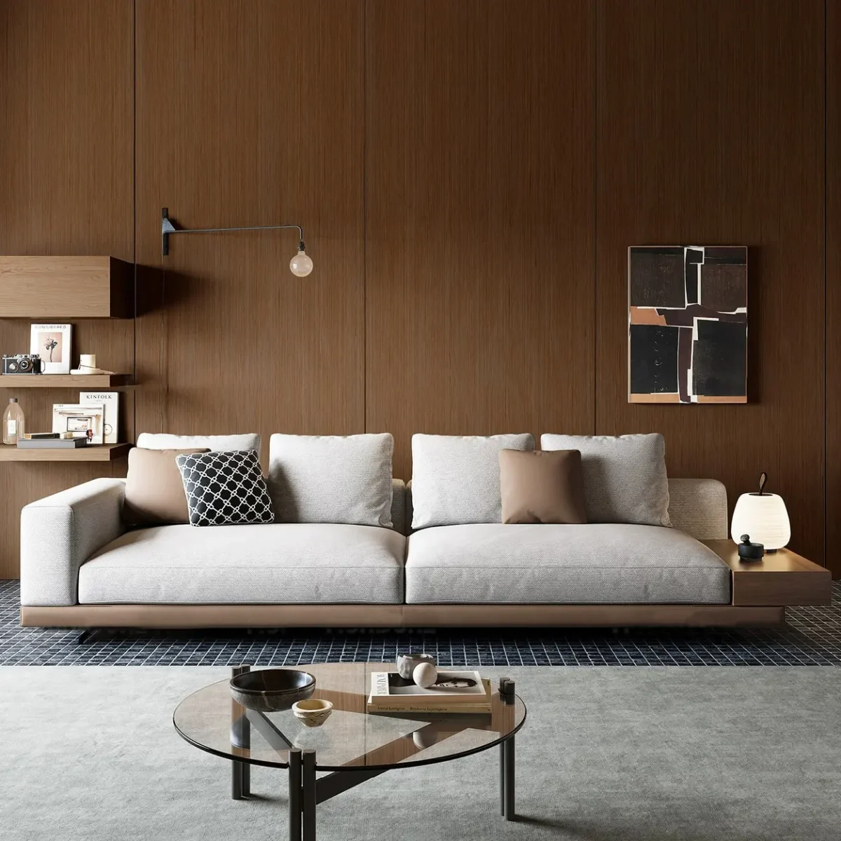 Ghế sofa văng bọc vải khung gỗ hiện đại - SP8707 - Ảnh 8