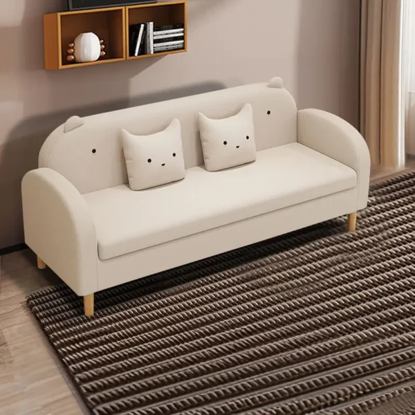 ghe sofa vang boc vai phong cach de thuong sp8963 4