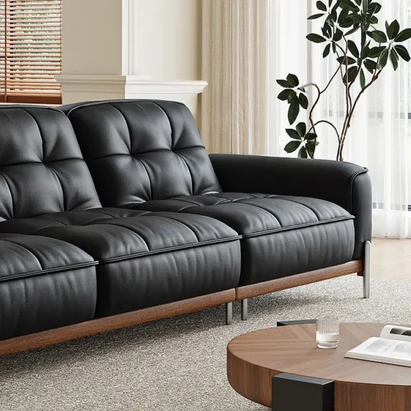 ghe sofa vang da phong cach co dien sp8757 8