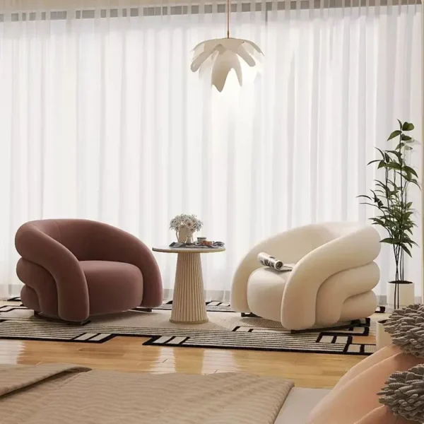 Sofa đơn bọc vải nỉ hiện đại - SP8602