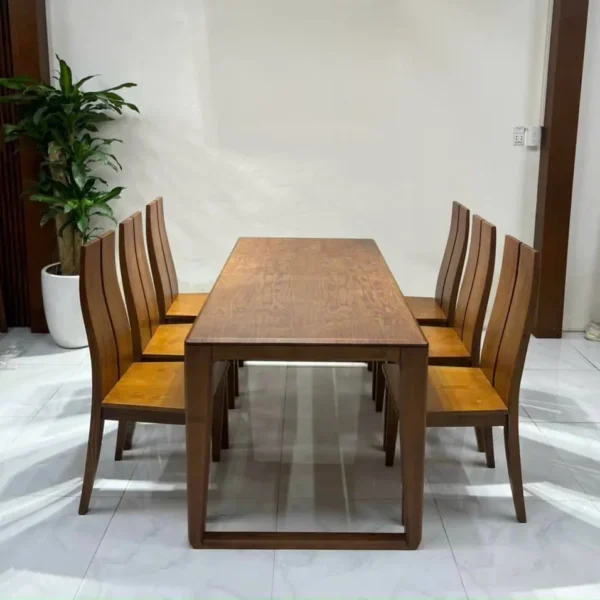 Bộ Bàn Ăn Gỗ Sồi Tự Nhiên Sang Trọng - SP9974