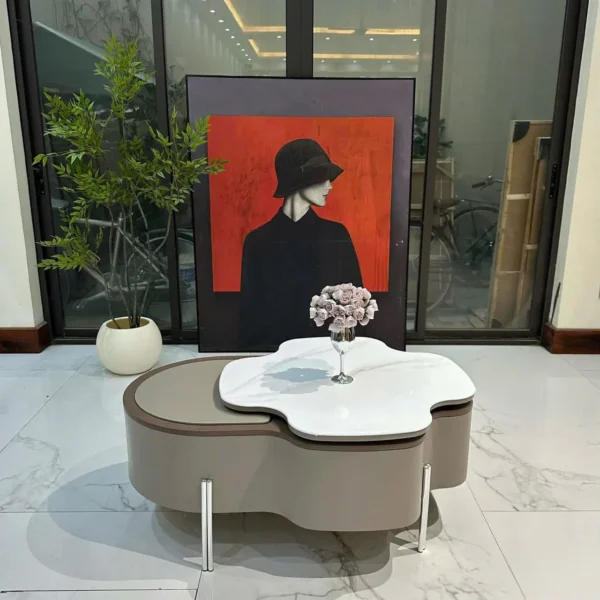 bàn trà hoa xoay nhập khẩu cao cấp - SP9316