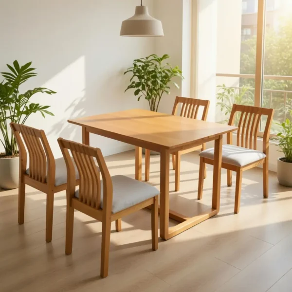 bo ban 4 ghe go tu nhien cao cap sp9874 4