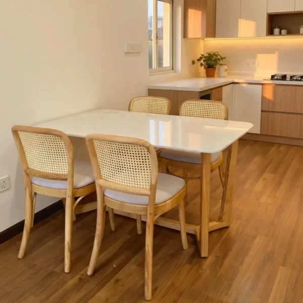 bo ban an go 4 ghe mat da cao cap sp9890 3