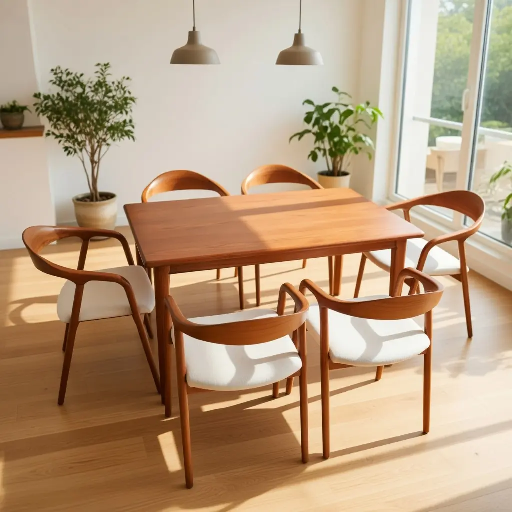 bo ban an go 6 ghe boc da cao cap sp9869 6