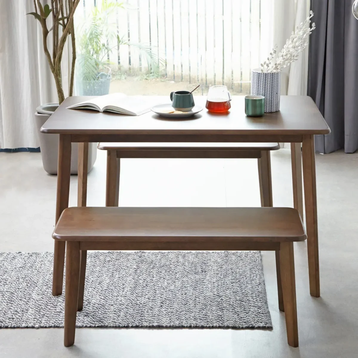 Bộ Bàn Ăn Gỗ Cao Su Hiện Đại - SP9951 - Ảnh 2