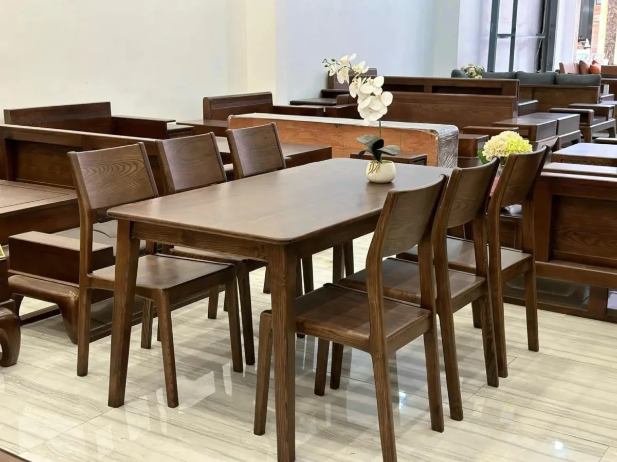 Bộ Bàn Ăn Gỗ Tự Nhiên Sang Trọng - SP9923 - Ảnh 2