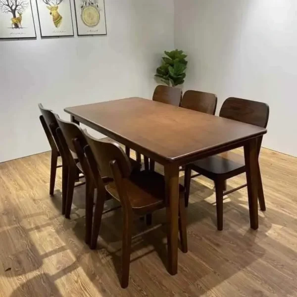 Bộ Bàn Ăn Gỗ Tự Nhiên Sang Trọng - SP9923