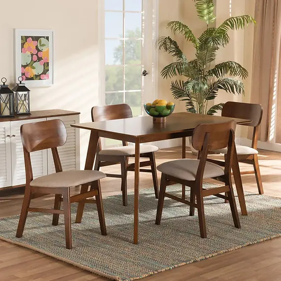 Bộ bàn ăn gỗ tự nhiên sang trọng - SP9956