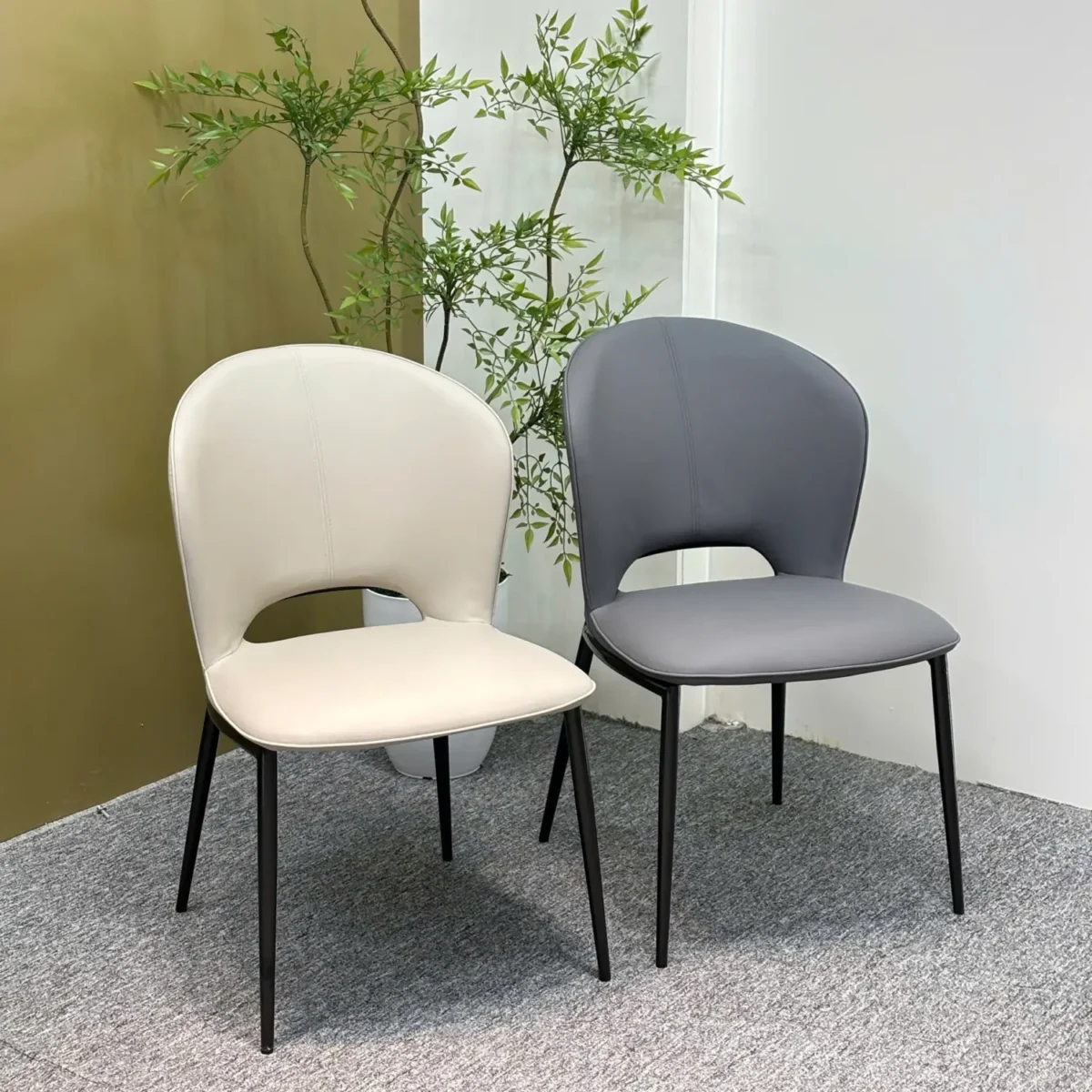 Ghế ăn bọc da cao cấp, tựa ôm lưng dễ chịu - SP9284 - Ảnh 2