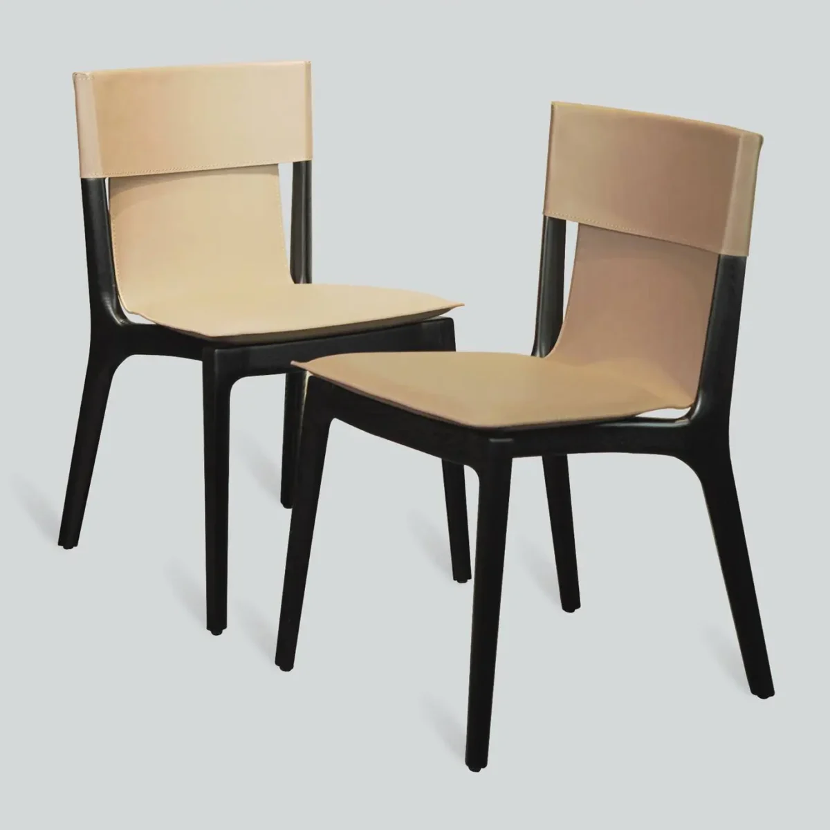 Ghế ăn gỗ sồi da yên ngựa hàng xuất khẩu cao cấp - SP9414 14 ghe an go soi da yen ngua hang xuat khau cao cap sp9414 2