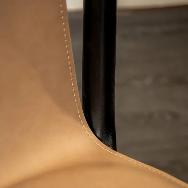 Ghế ăn gỗ sồi da yên ngựa hàng xuất khẩu cao cấp - SP9414 15 ghe an go soi da yen ngua hang xuat khau cao cap sp9414 5