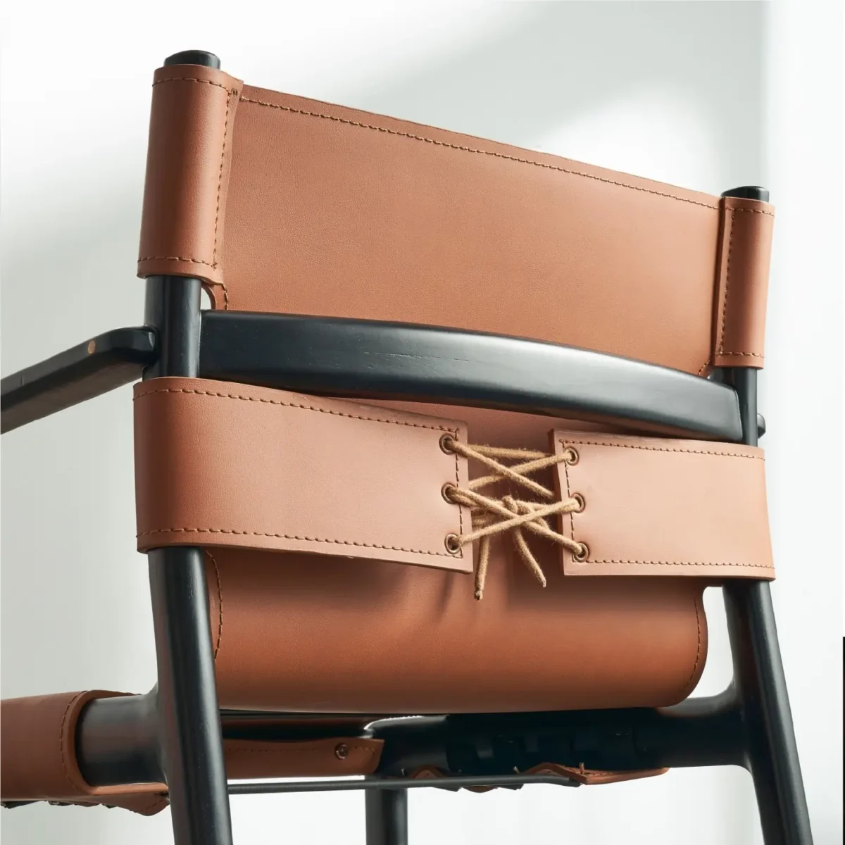Ghế ăn gỗ sồi da yên ngựa wingsfurni bowtie chair - SP9370 - Ảnh 7
