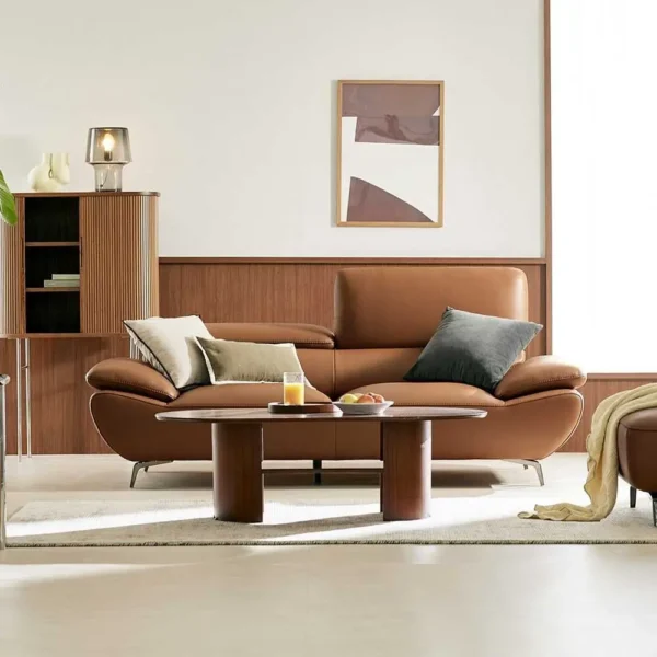 Ghế sofa bọc da nhỏ gọn sang trọng - SP9041