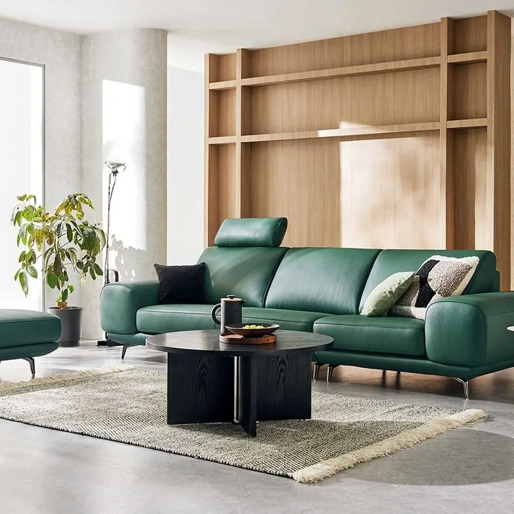 Ghế sofa bọc da sang trọng hiện đại - SP9024 4 Ghế sofa bọc da sang trọng hiện đại sp9024
