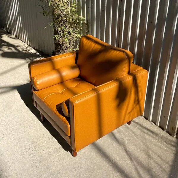 Ghế sofa đơn bọc da hiện đại - SP9086