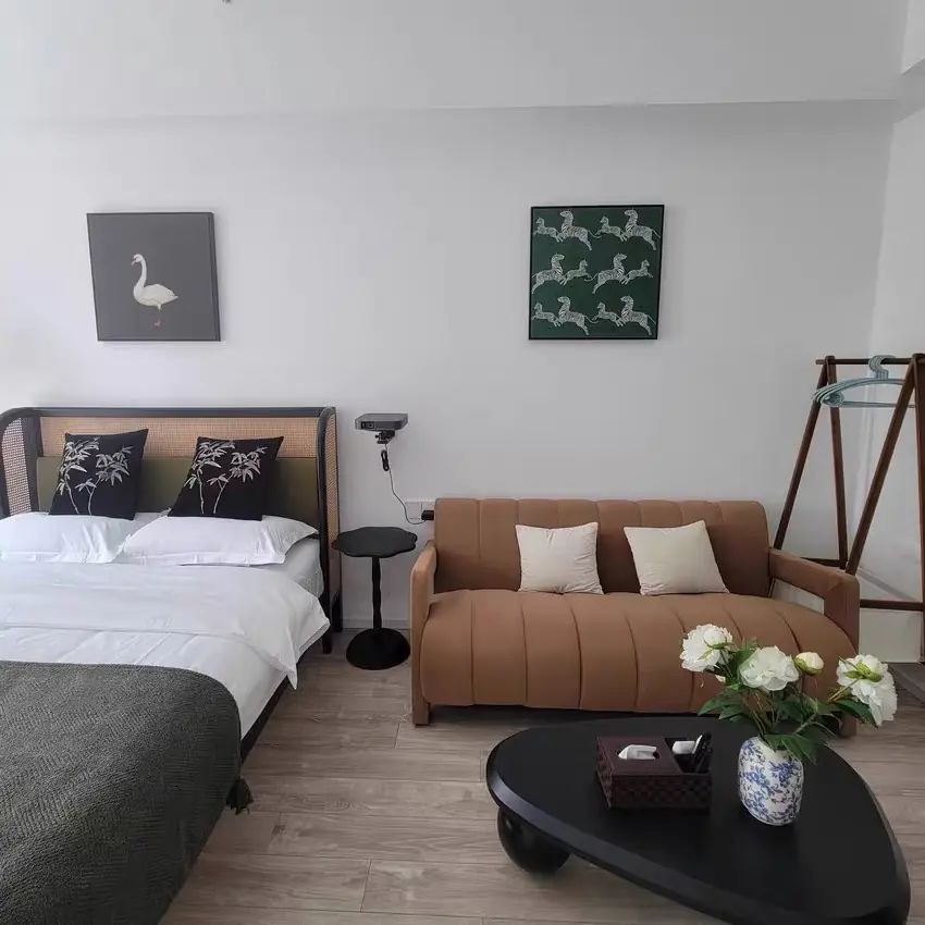 ghe sofa don boc vai ni phong cach de thuong sp8898 6