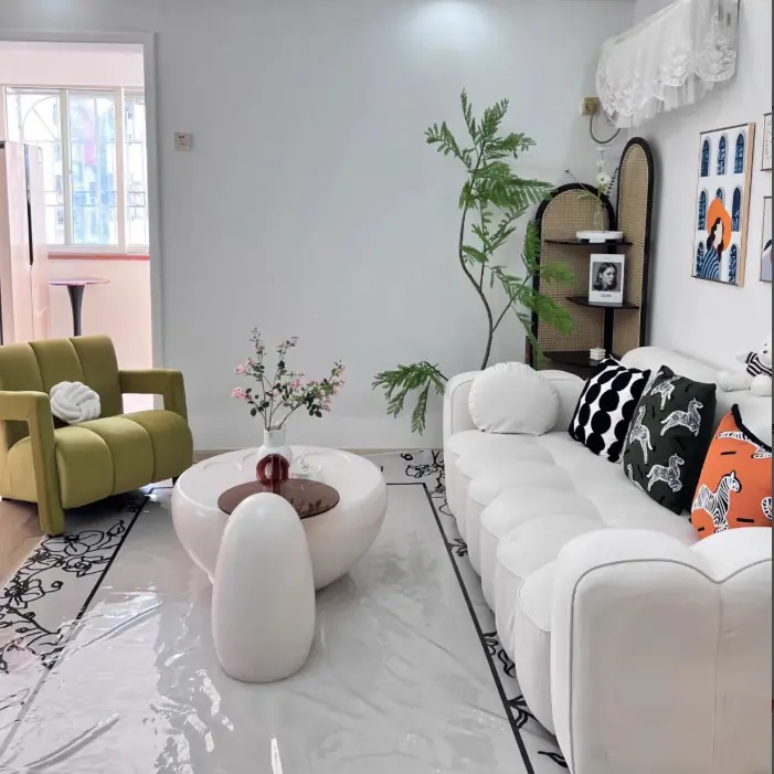 ghe sofa don boc vai ni phong cach de thuong sp8898 9