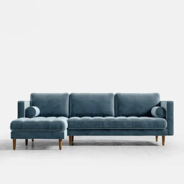 ghe sofa goc chu l boc vai chan go hien dai sp9067 1