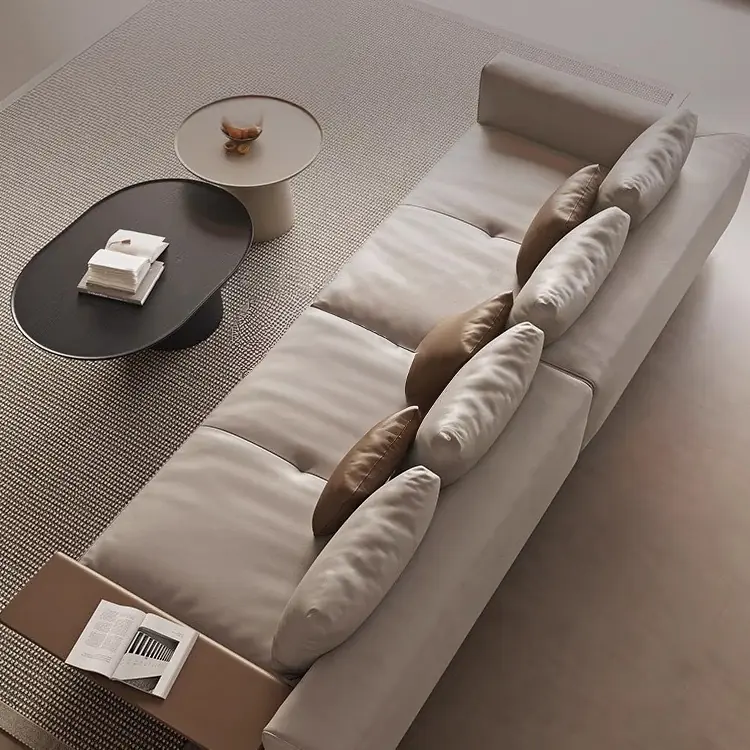 Ghế sofa văng bọc da cao cấp - SP8513 16 ghe sofa vang boc da cao cap sp8513 7