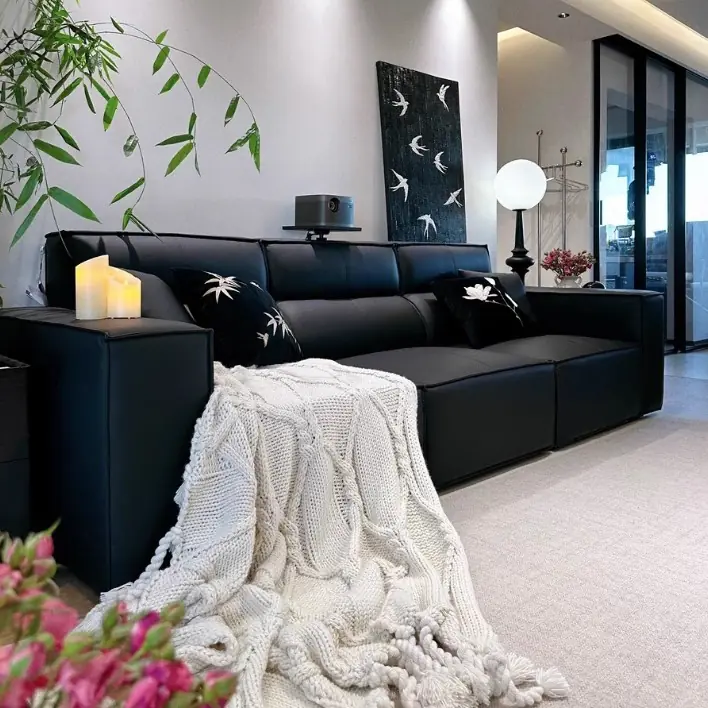 ghe sofa vang boc da cao cap sp8727 3