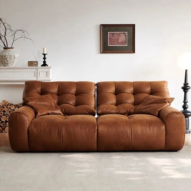 Ghế sofa văng bọc da cao cấp sp8802