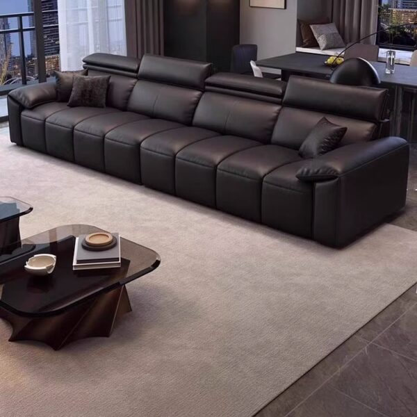 ghe sofa vang boc da co tua dau gat gu cao cap sp9103 1