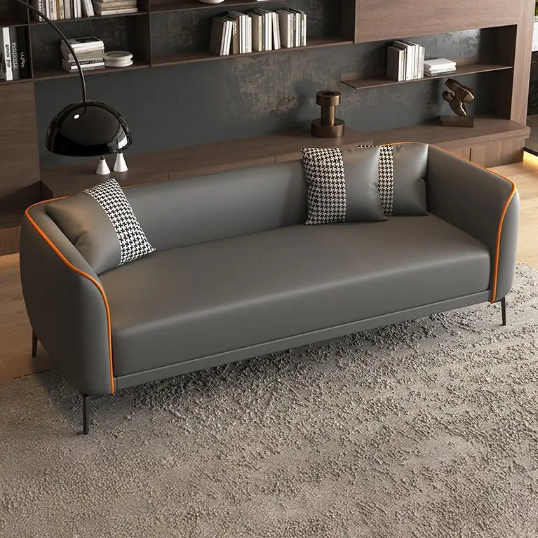 ghe sofa vang boc da kieu dang toi gian sang trong sp8846 1