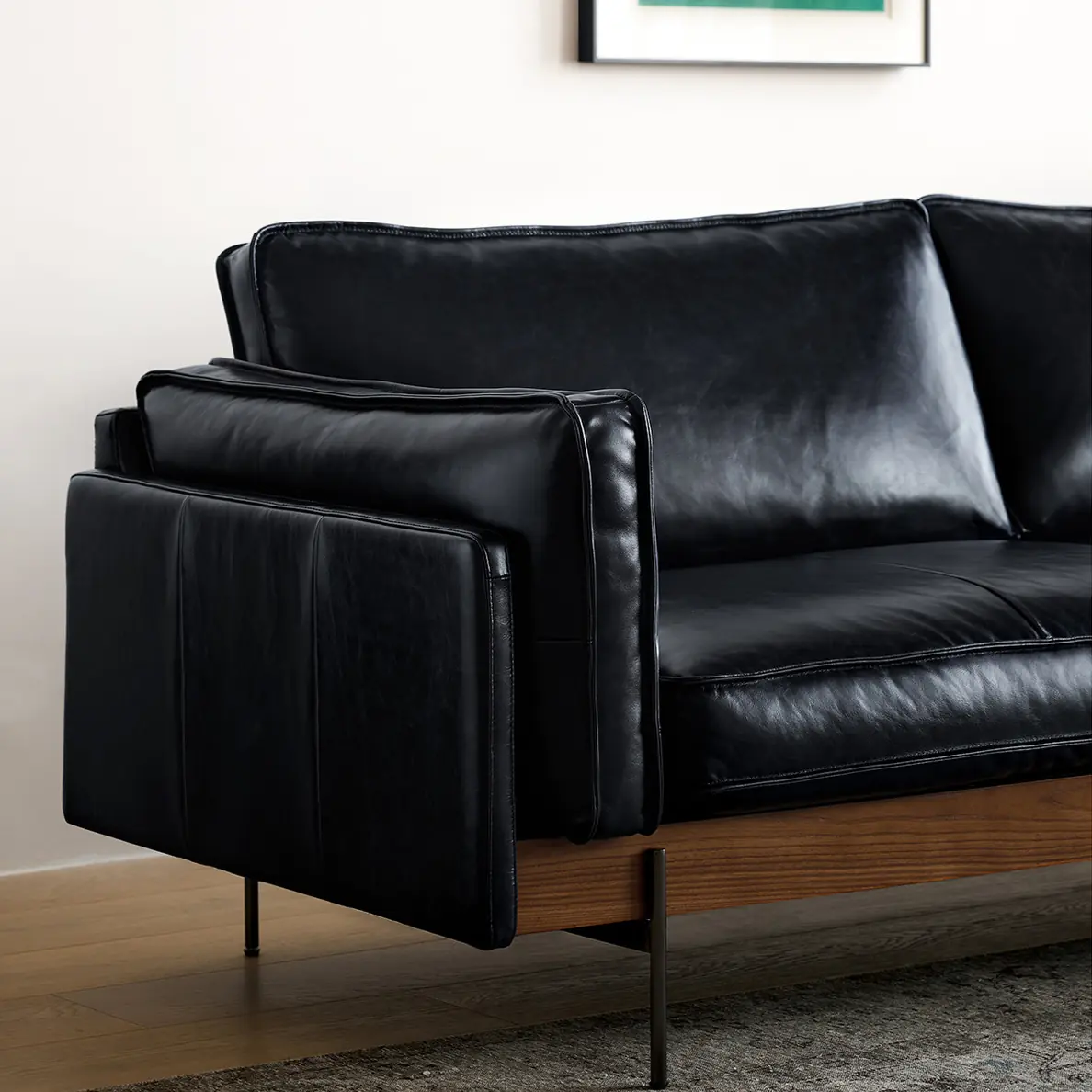 ghe sofa vang boc da phong cach co dien sp8676 1