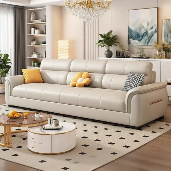 ghe sofa vang boc da sang trong sp9143 3
