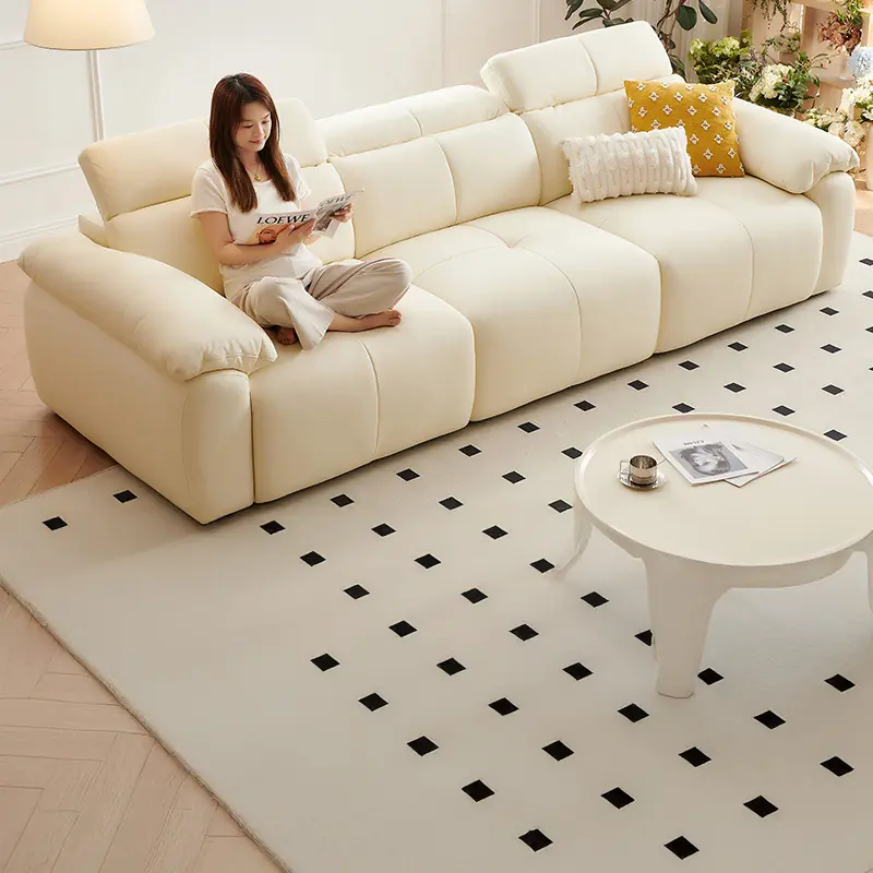 ghe sofa vang boc da tua dau gat gu sp8593 2