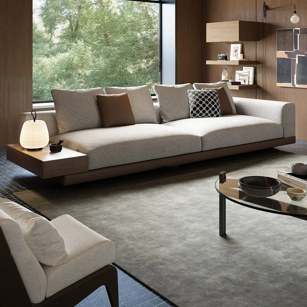 ghe sofa vang boc vai khung go hien dai sp8707 2