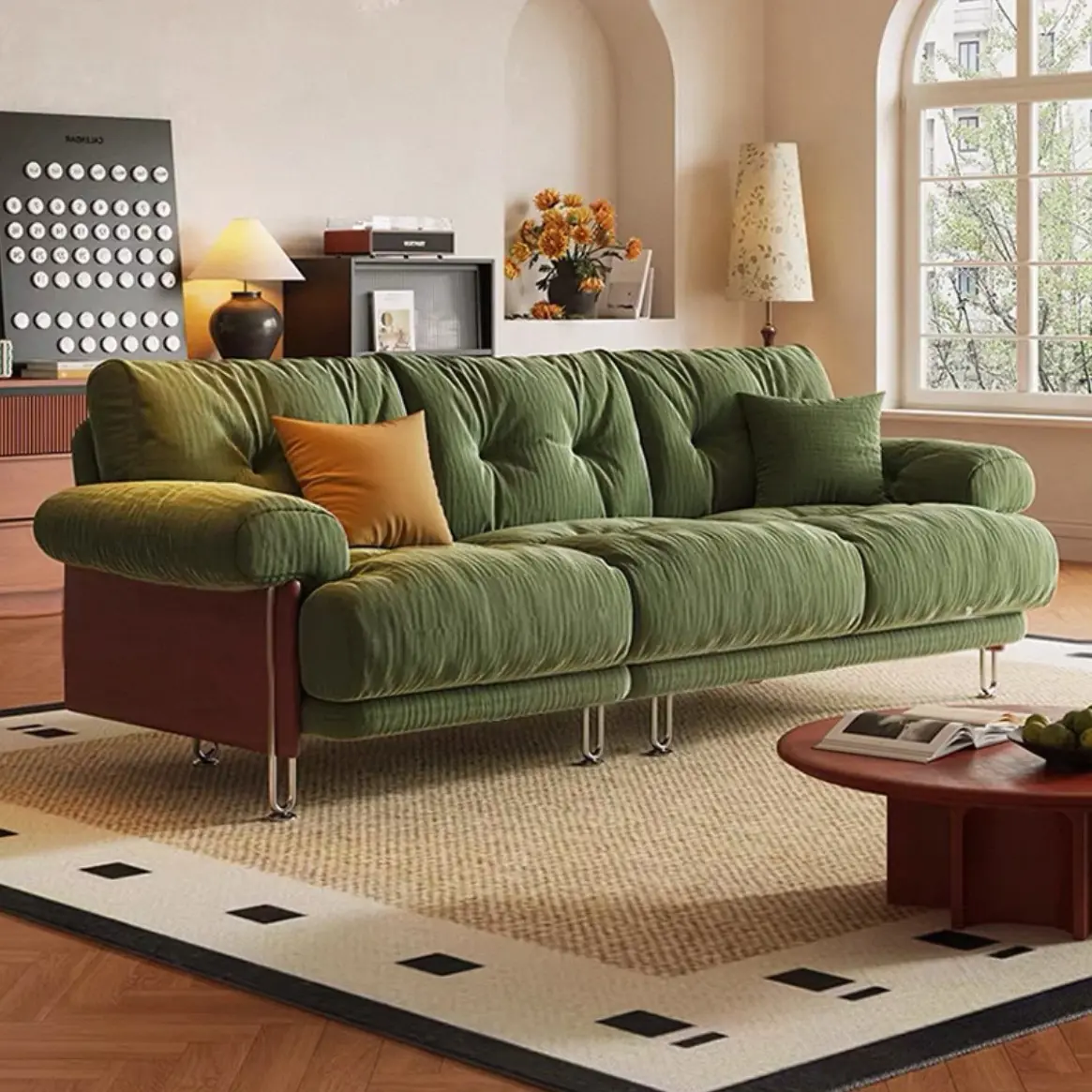 Ghế sofa văng bọc vải nỉ hiện đại - SP8742 18 ghe sofa vang boc vai ni hien dai sp8742 9