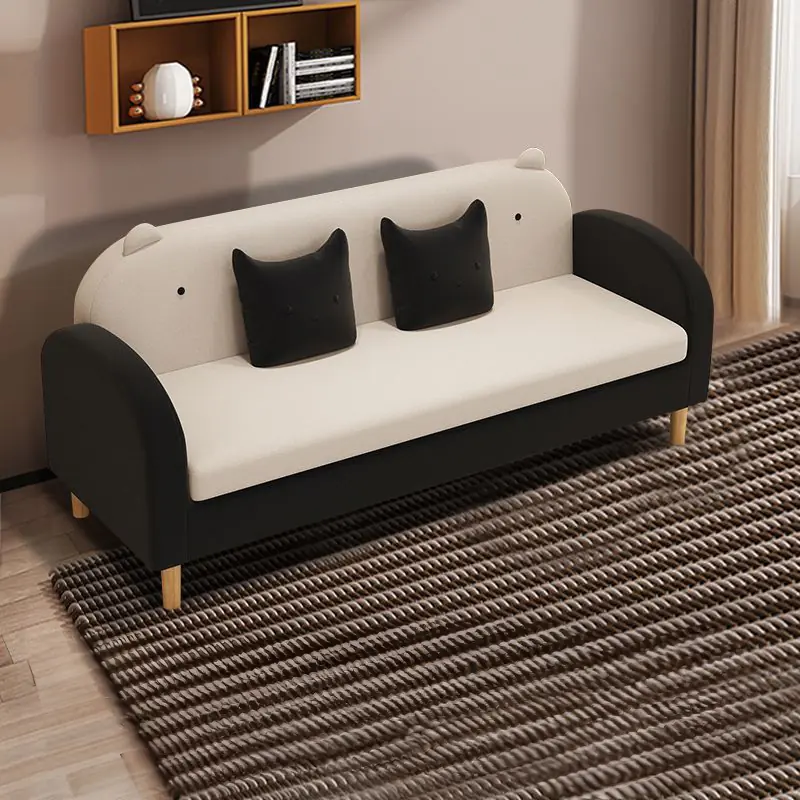 ghe sofa vang boc vai phong cach de thuong sp8963 1